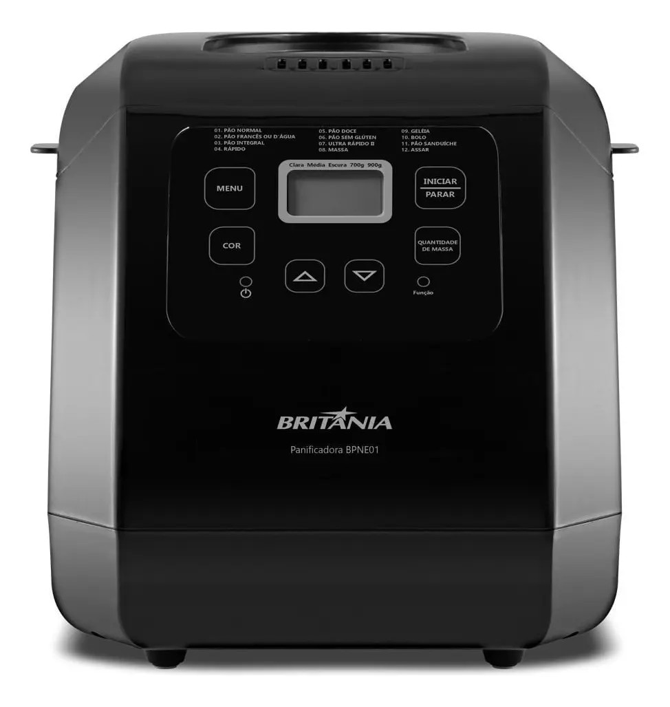 Panificadora Britânia Digital 12 Programas 3l Bpne01 127v