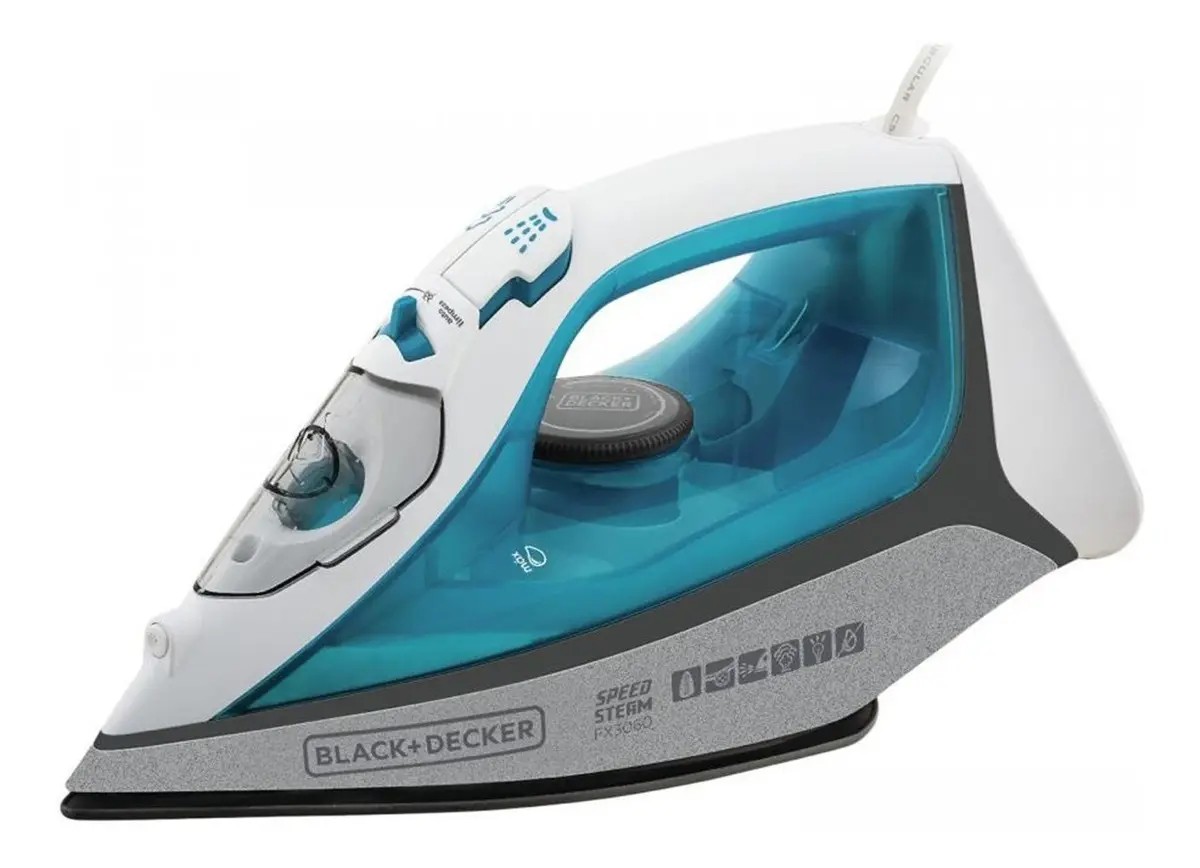 Ferro de passar Black+Decker Fx3060 Azul/Branco