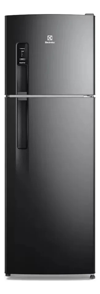 Geladeira Electrolux Frost Free 380L AutoSense Inverter Black Inox Look (IF41B) 127v
