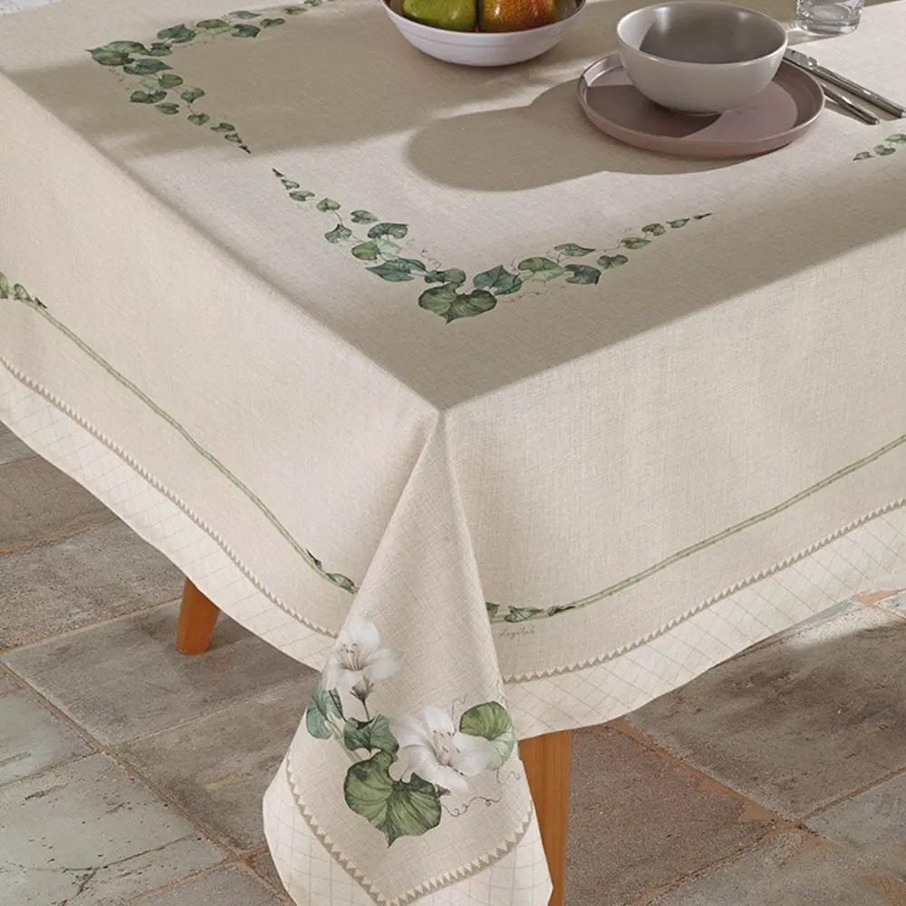 Toalha Mesa 8 Lugares 160x270 Dohler Clean Botanica