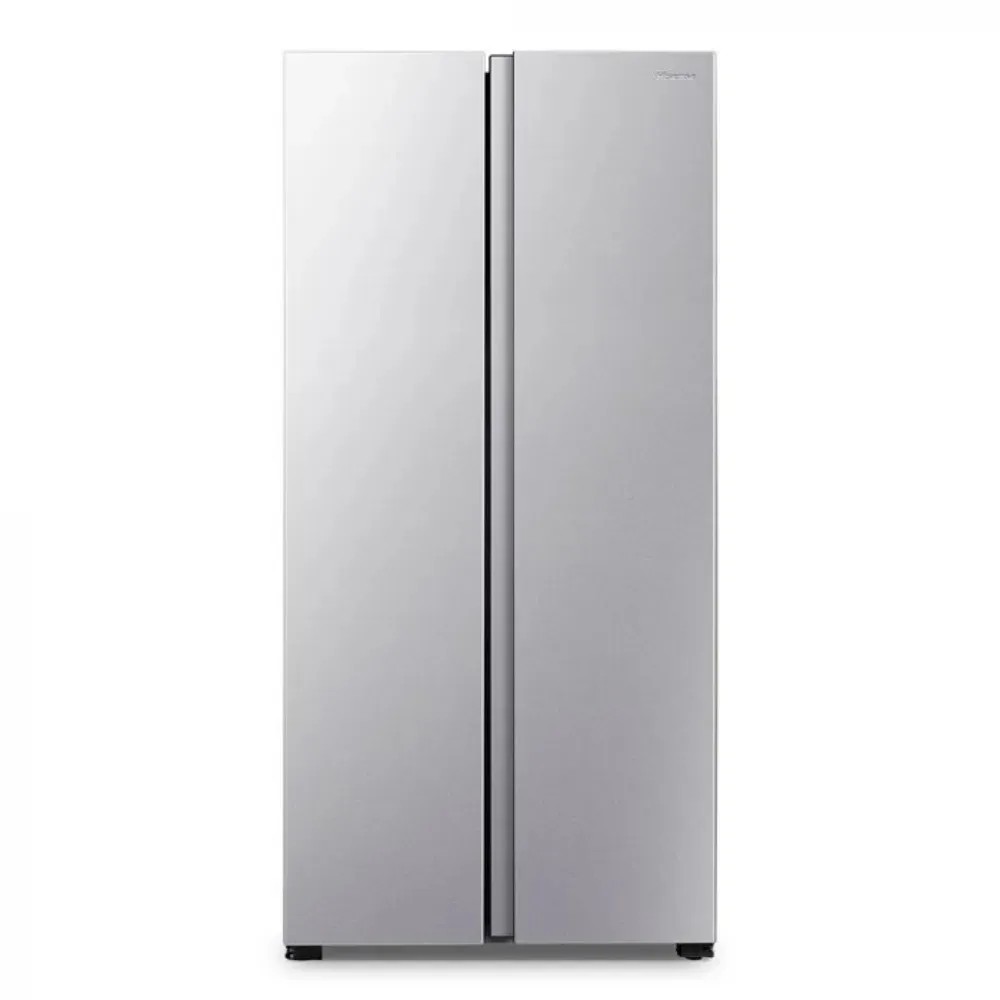 Geladeira Hisense Side by Side Frost Free Inverter 441L Inox RS3P428