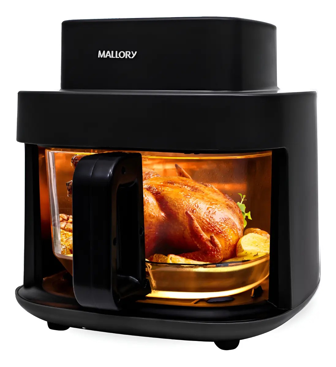 Fritadeira Eletrica Cesto De Vidro 1700w Mallory Preto