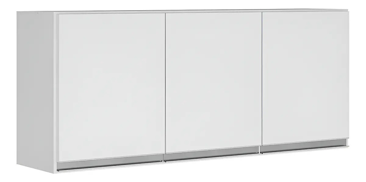 Armário Aéreo Cozinha Planejada Lux 120cm 100%mdf Branco