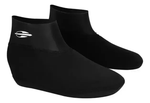 Sapatilha Neoprene Mormaii Beach Tennis Cano Curto Unisex Preto 37/38