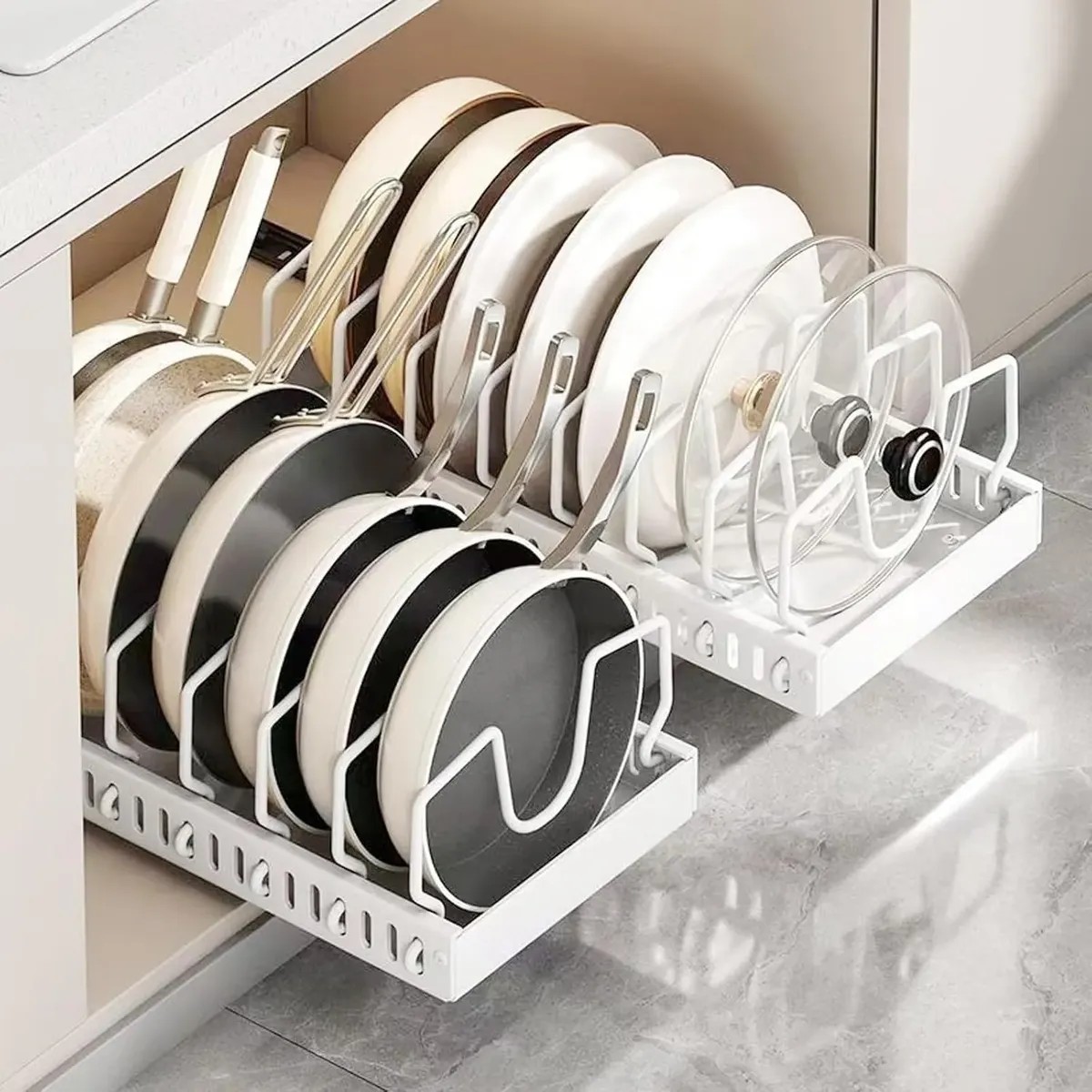Organizador Louça Para Cozinha Gaveta Ajustável