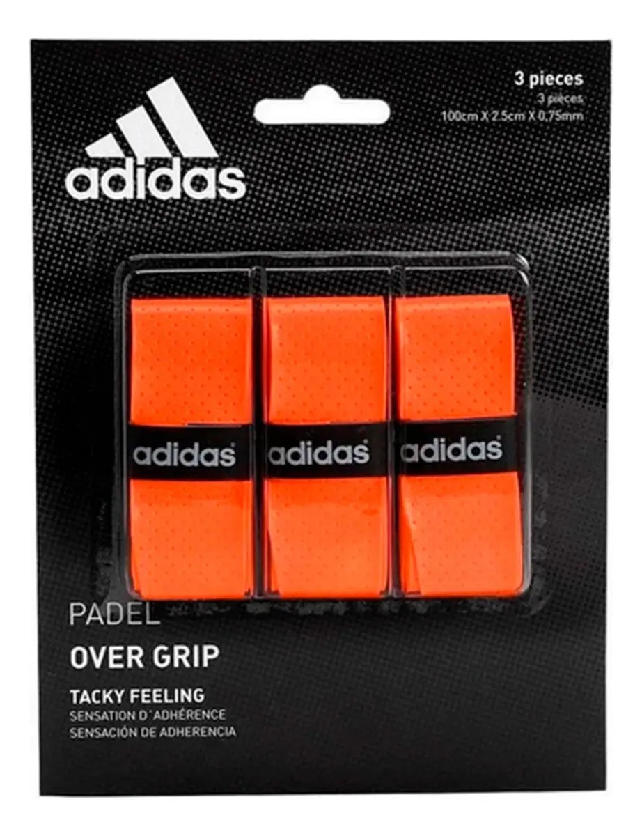 Overgrip adidas Padel E Beach Tennis X3 Laranja Pack Com 3 Laranja