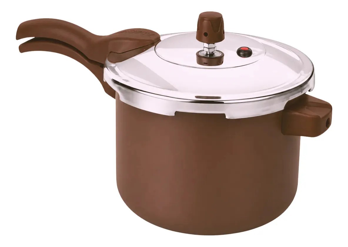 Panela De Pressão 4,5l Antiaderente Fechamento Externo Alegrete Antiaderente 4.5l Málaga - 1 Unidade