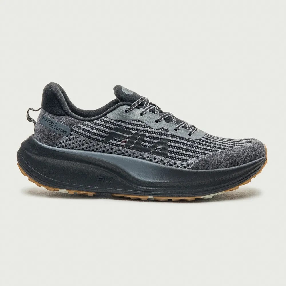 Tênis Feminino Racer Speedzone Tr Fila Grafite/preto Liso 34 Br