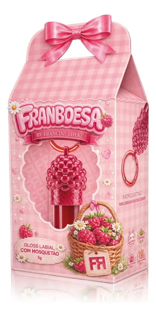 Gloss Franboesa By Franciny Ehlke Vermelho