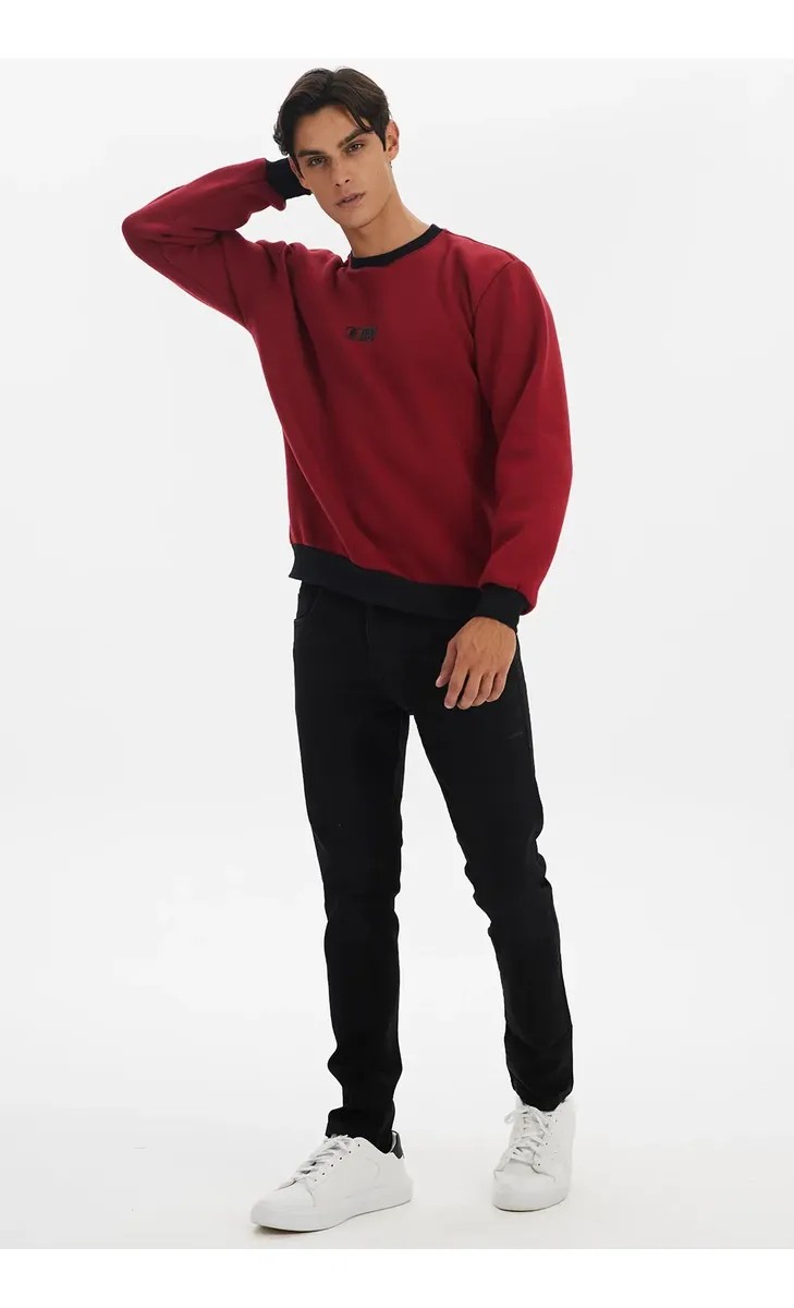 Moletom Gola Careca Polo Wear Vermelho Médio M Vermelho Médio