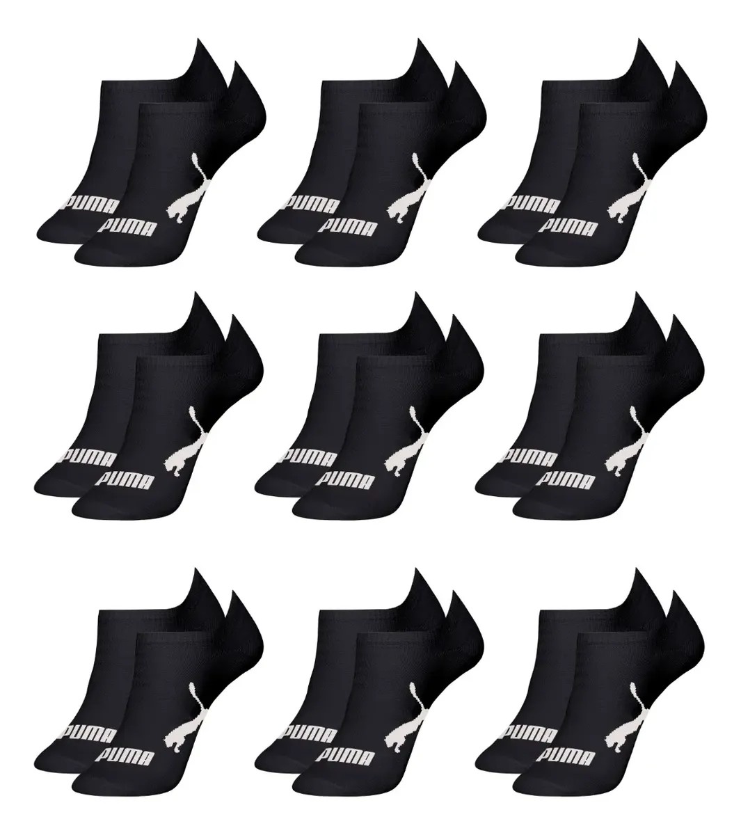 Kit 9 Pares Meias Puma Soquete Cano Curto Sapatilha Original
