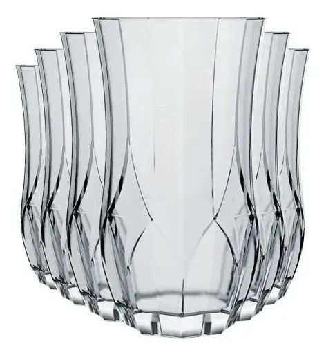 Conjunto de Copos de Vidro Opera Long Drink Nadir Figueredo 360ml 6 Unidades