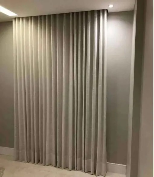 Cortina Gaze Linho E Blackout 6m X 2,80m Trilho Suíço Duplo