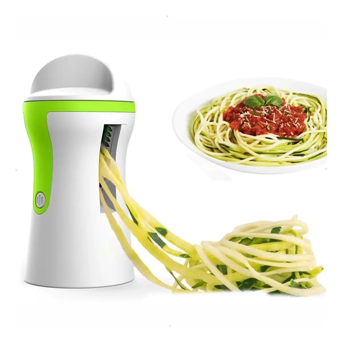 Cortador Fatiador Espiral Macarrão Utensílio Cozinha Oferta Branco