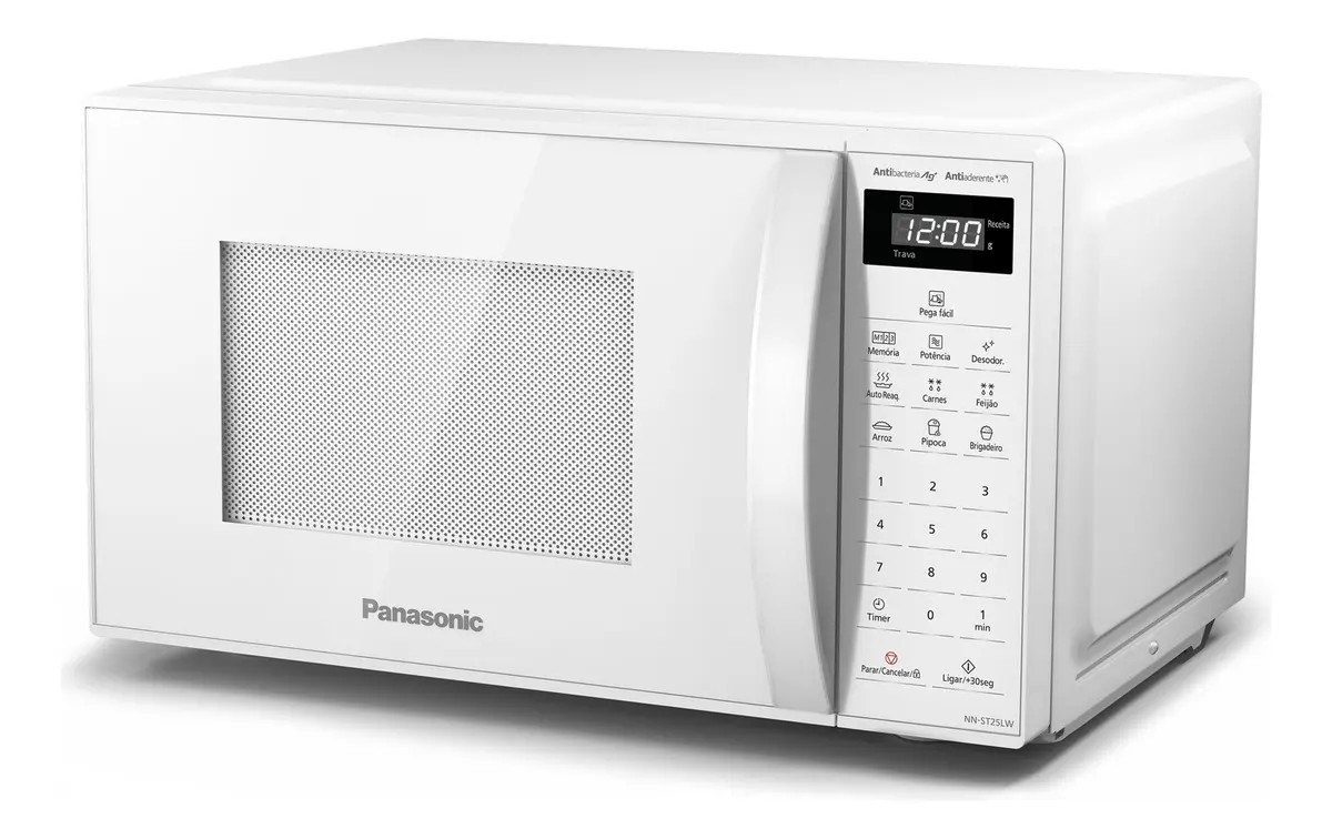 Micro-ondas Panasonic 21 Litros Branco - NN-ST25lWRU