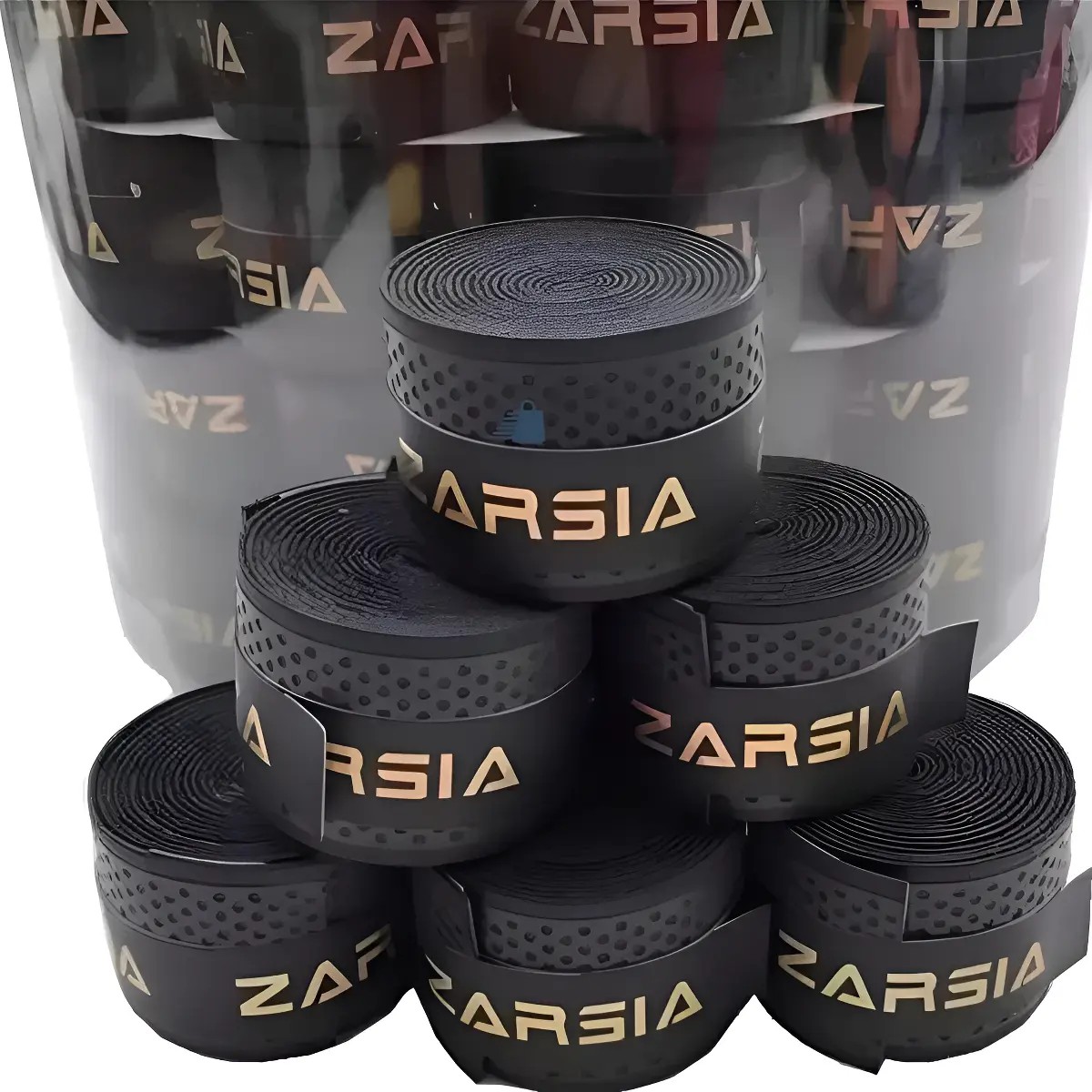 Over Grip Zarsia Preto Para Raquete Beach Tennis Tênis 5 Unid