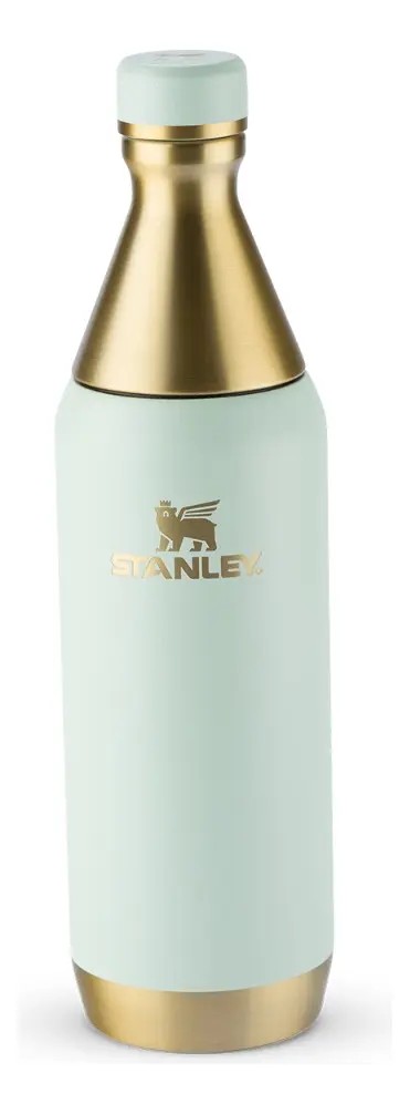 Garrafa Térmica Stanley Slim Bottle Gilded Celadon 591ml