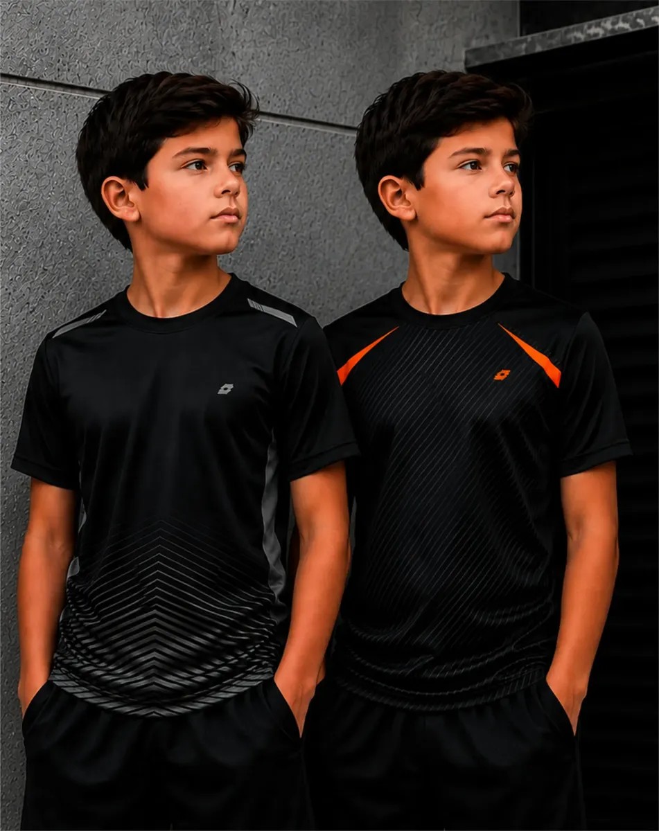 Kit 2 Camisetas Infantil Dry Fit Esportiva Proteção Uv 30+ Kit Infantil 3 T.10