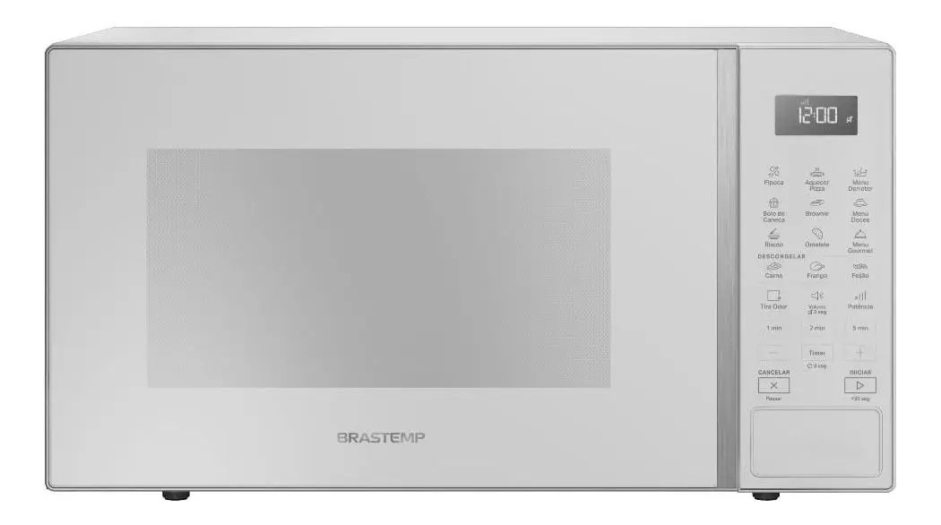 Micro-ondas Brastemp 32L Branco com Menu Gourmet - BMS46AB