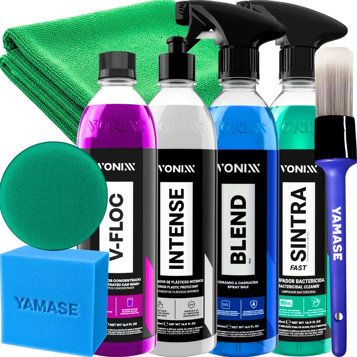 Kit Lavagem Automotiva V-floc Blend Sintra Intense Vonixx