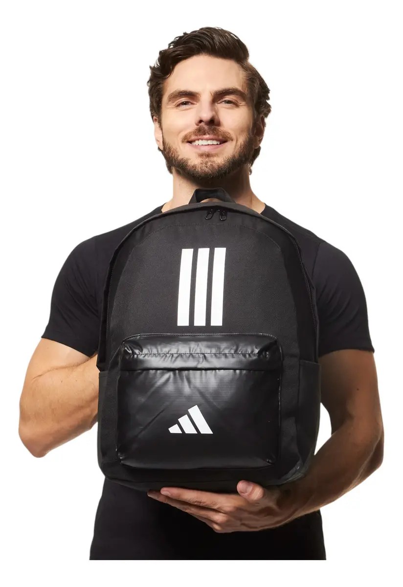 Mochila Clássica Treino 3 Listras Adidas