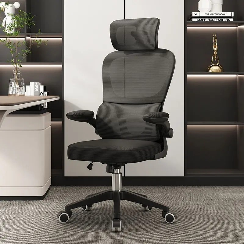 Cadeira Escritório Confort Ergonômico Apoio De Lombar Python Fly Cor Preto