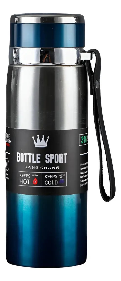 Garrafa Térmica Inox 800ml Copo 12h Frio/quente