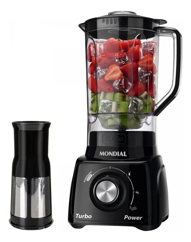 Liquidificador Mondial Turbo Power L-99-fb Preto 220v